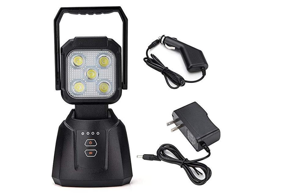 Cali Raised 15W Magnetic Base Rechargeable LED Work/Camp Light