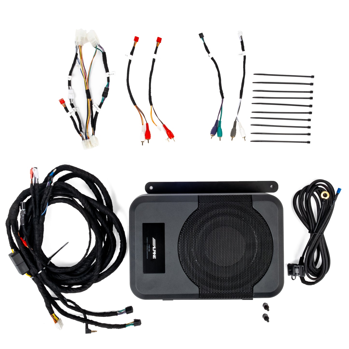 Alpine Plug & Play 4-Channel Amp & Powered Subwoofer Kit | '16 - '23 Tacoma