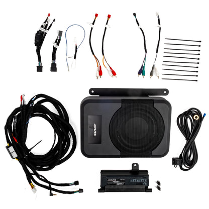Alpine Plug & Play 6-Speaker, 4-Channel Amp & Powered Subwoofer Kit (8" Front Door Speakers) | '16 - '23 Tacoma