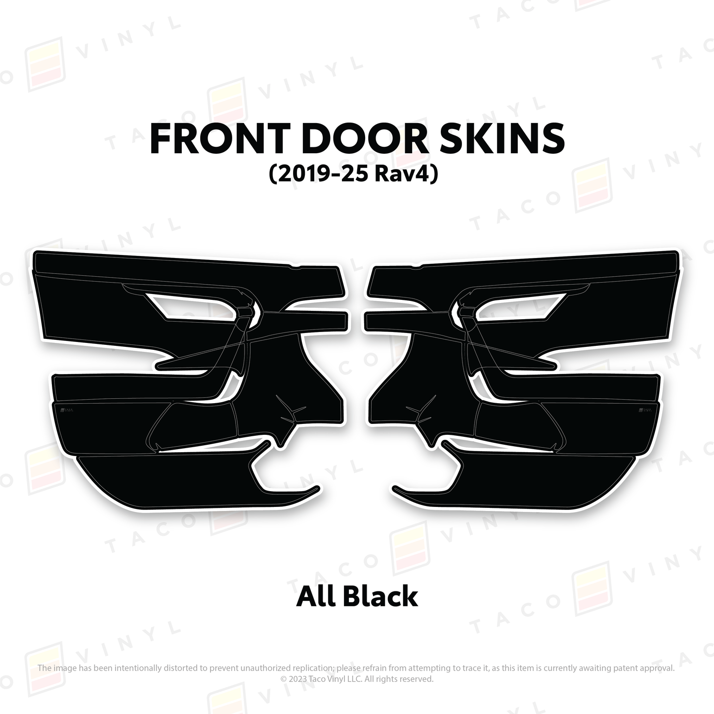 Taco Vinyl Rav4 Door Skins | '19 - '25 Rav4