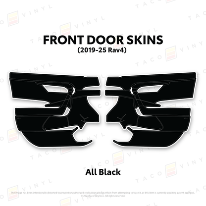 Taco Vinyl Rav4 Door Skins | '19 - '25 Rav4