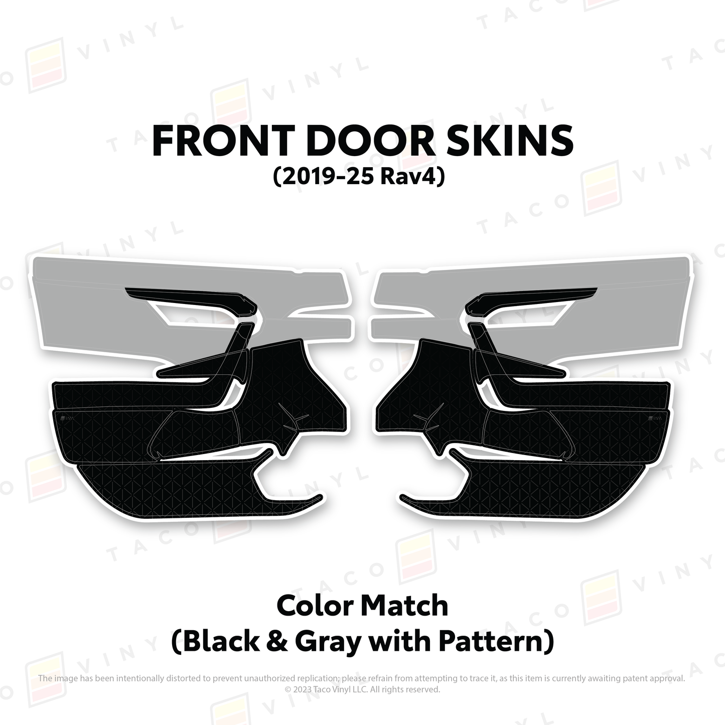 Taco Vinyl Rav4 Door Skins | '19 - '25 Rav4