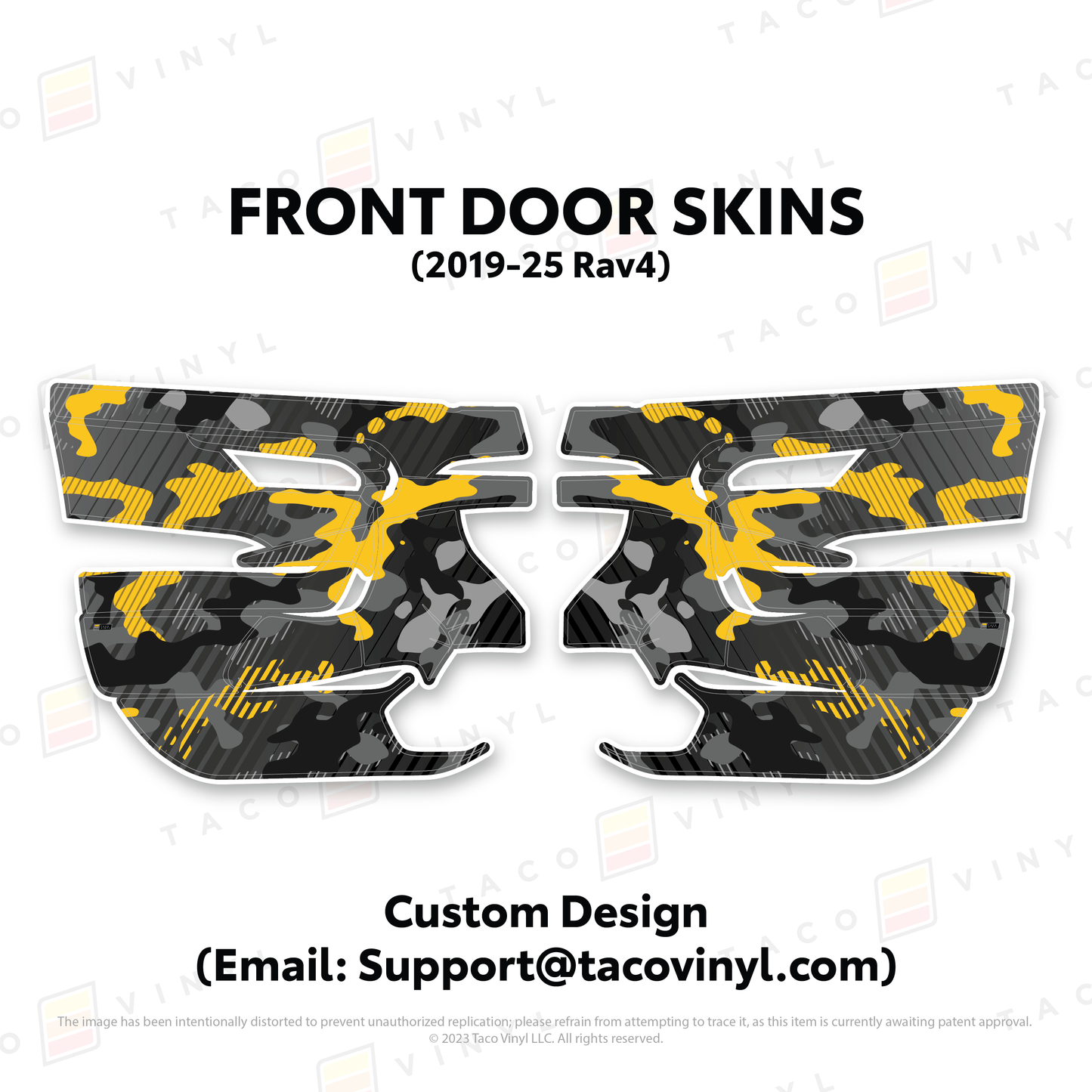 Taco Vinyl Rav4 Door Skins | '19 - '25 Rav4