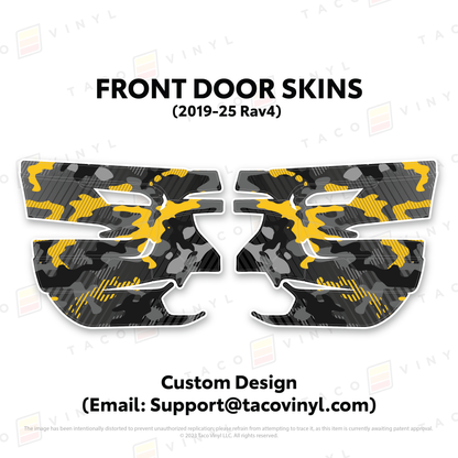 Taco Vinyl Rav4 Door Skins | '19 - '25 Rav4