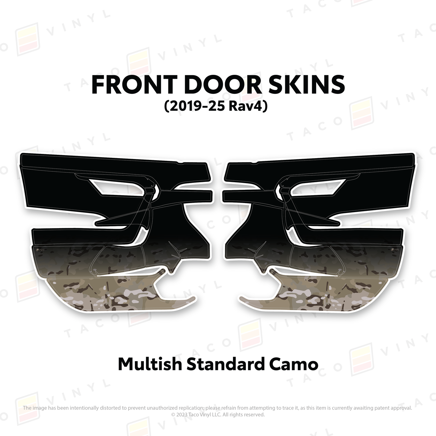 Taco Vinyl Rav4 Door Skins | '19 - '25 Rav4