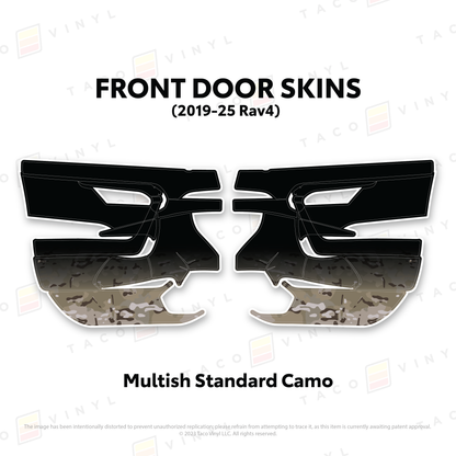 Taco Vinyl Rav4 Door Skins | '19 - '25 Rav4