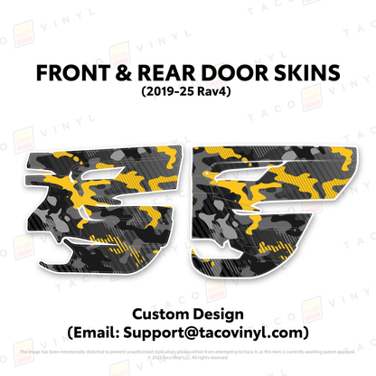 Taco Vinyl Rav4 Door Skins | '19 - '25 Rav4