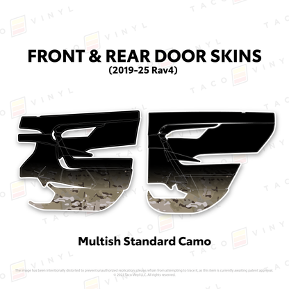 Taco Vinyl Rav4 Door Skins | '19 - '25 Rav4