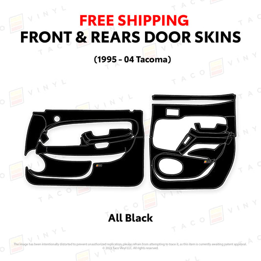 Taco Vinyl Tacoma Door Skins | '95 - '04 Tacoma