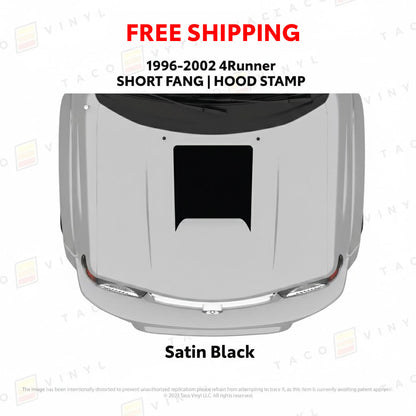 Taco Vinyl 4Runner Hood Stamp | '96 - '02 4Runner