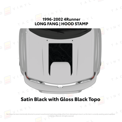 Taco Vinyl 4Runner Hood Stamp | '96 - '02 4Runner