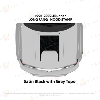 Taco Vinyl 4Runner Hood Stamp | '96 - '02 4Runner