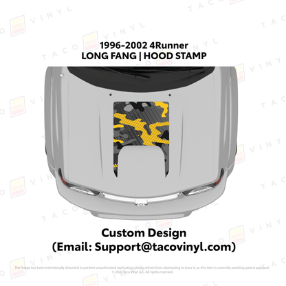 Taco Vinyl 4Runner Hood Stamp | '96 - '02 4Runner