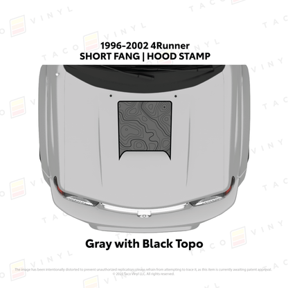 Taco Vinyl 4Runner Hood Stamp | '96 - '02 4Runner