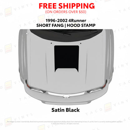 Taco Vinyl 4Runner Hood Stamp | '96 - '02 4Runner