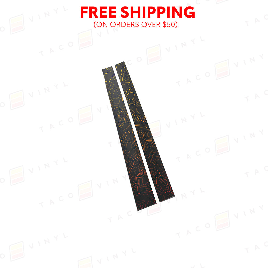 Taco Vinyl 4Runner Door Pillar Decals | '96 - '02 4Runner