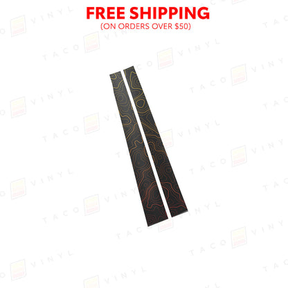 Taco Vinyl 4Runner Door Pillar Decals | '96 - '02 4Runner
