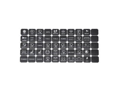 Cali Raised Vehicle Accessory 8 Switch Control System (Blue Backlighting)