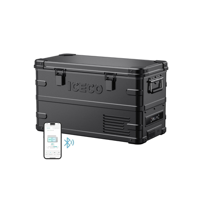 ICECO APL35 Dual-Zone Aluminum Fridge Freezer | 35L Black