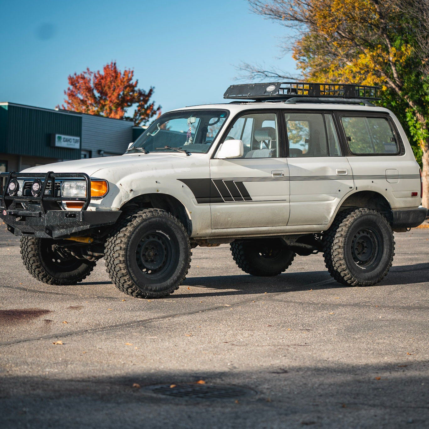 Taco Vinyl 80 Series Land Cruiser Retro Stripes