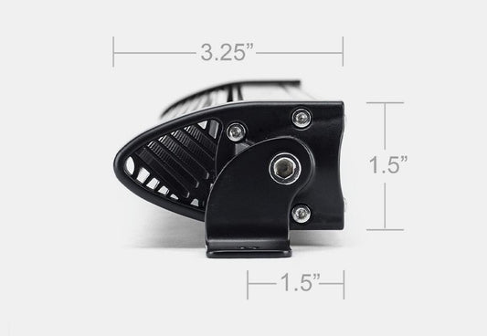 Cali Raised 32" Slim Single Row LED Bar (Amber)