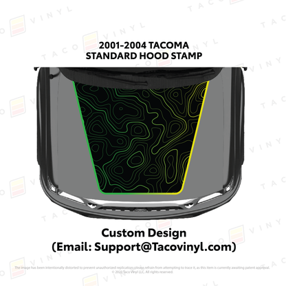 Taco Vinyl Toyota Tacoma Hood Stamp | '01 - '04 Tacoma