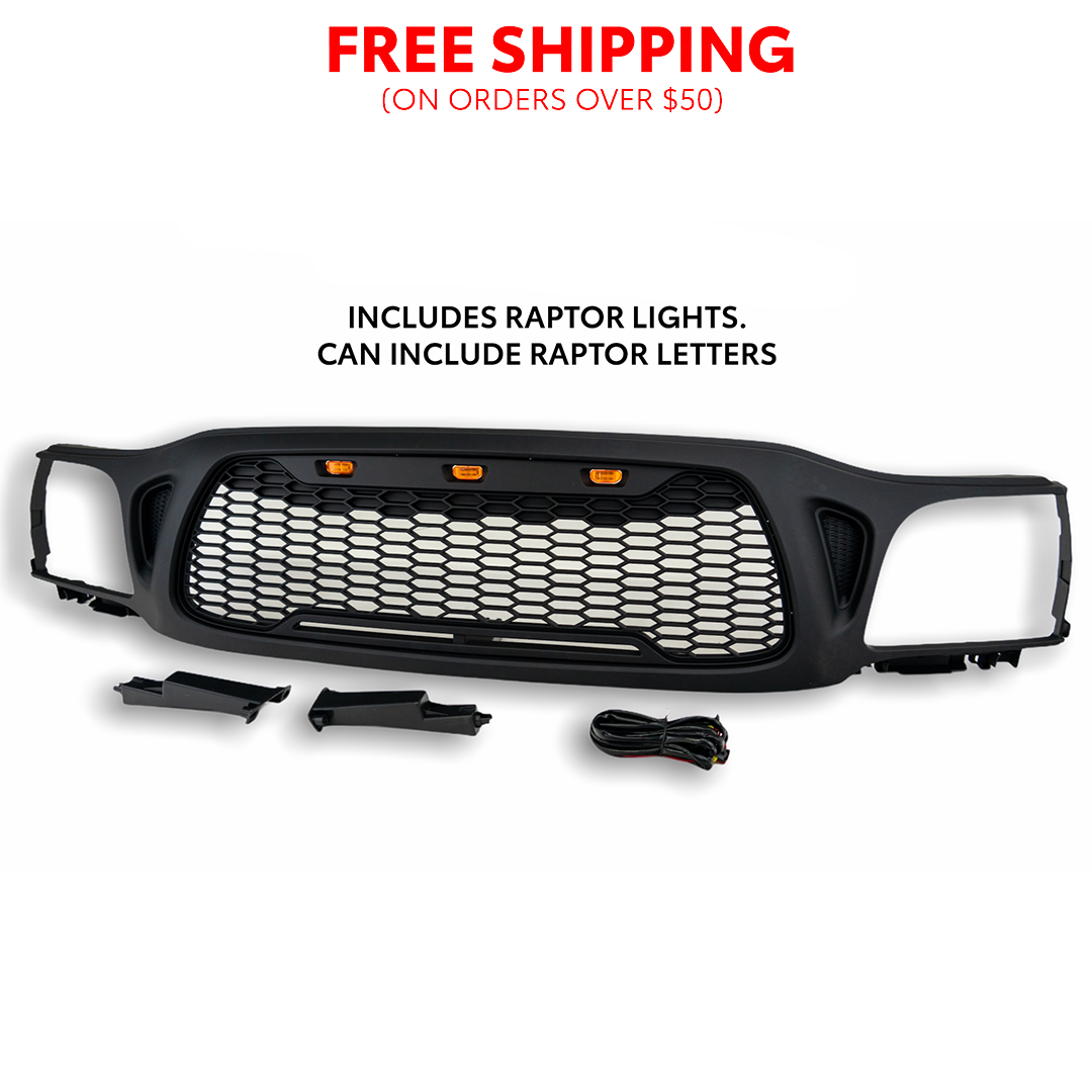 Taco Vinyl Tacoma Raptor Grille | '01 - '04 Tacoma