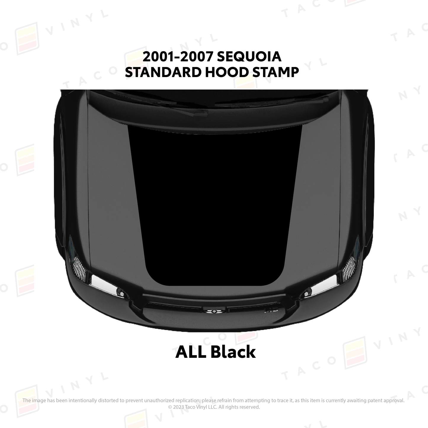 Taco Vinyl Sequoia Hood Stamp | '01 - '07 Sequoia