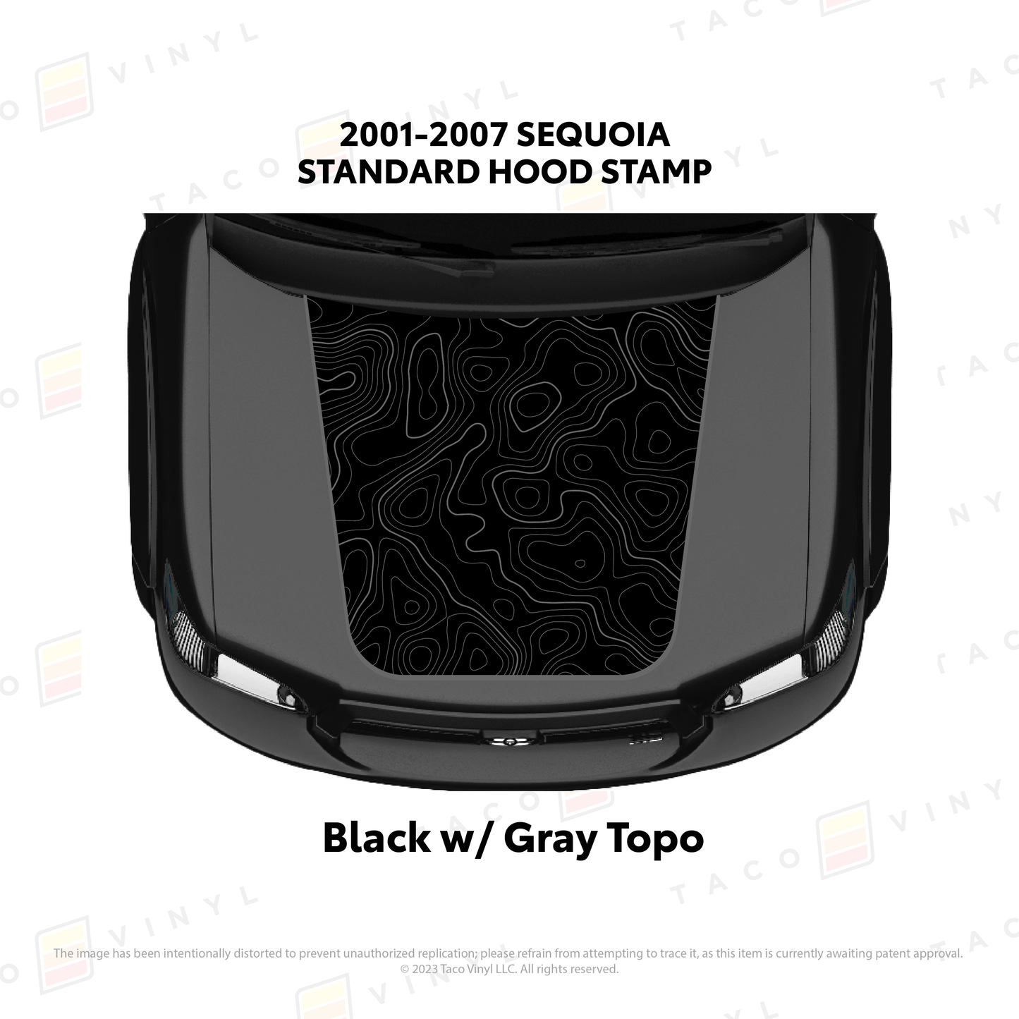 Taco Vinyl Sequoia Hood Stamp | '01 - '07 Sequoia