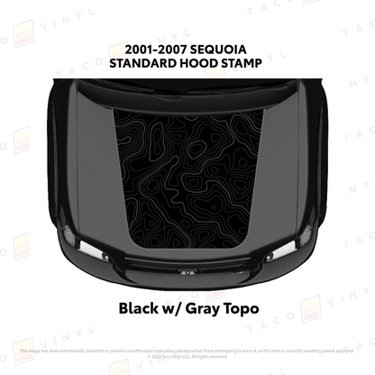 Taco Vinyl Sequoia Hood Stamp | '01 - '07 Sequoia