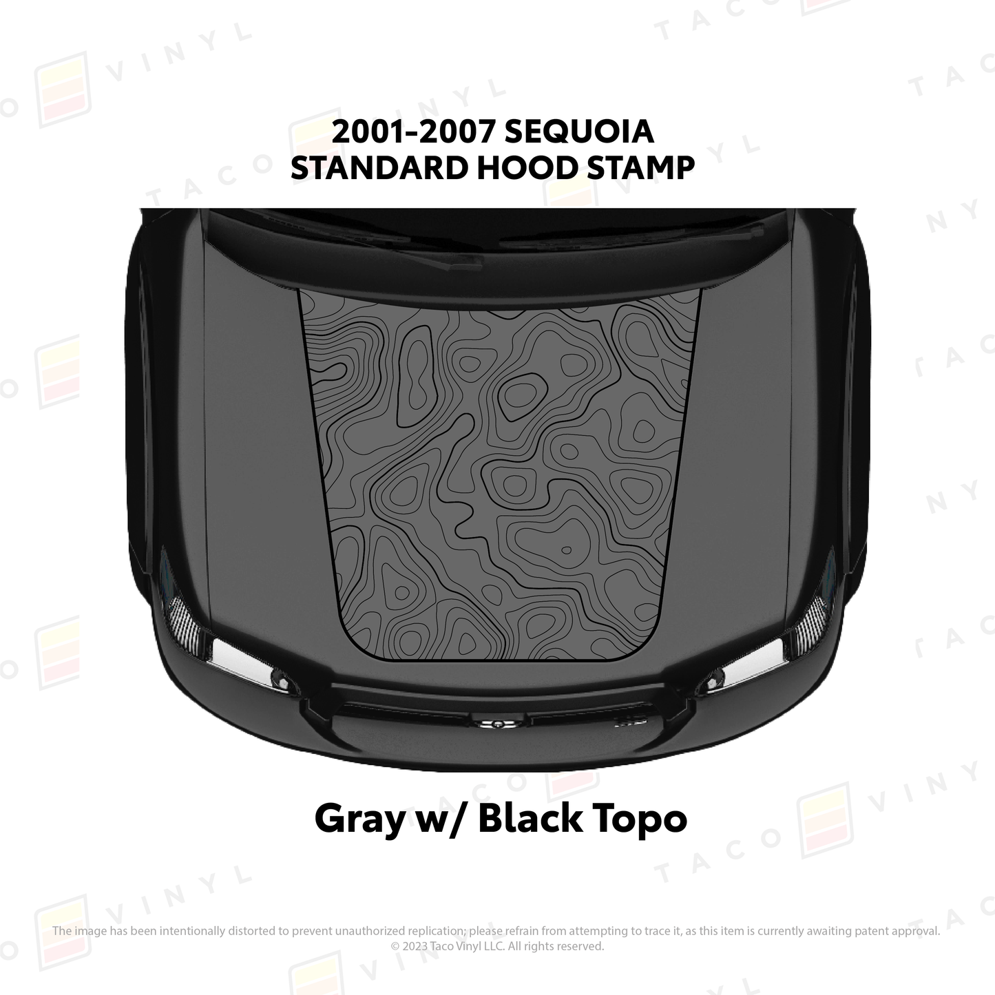 Taco Vinyl Sequoia Hood Stamp | '01 - '07 Sequoia