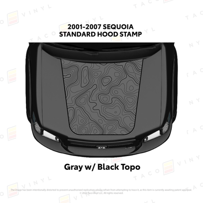 Taco Vinyl Sequoia Hood Stamp | '01 - '07 Sequoia