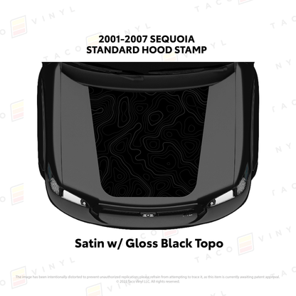 Taco Vinyl Sequoia Hood Stamp | '01 - '07 Sequoia