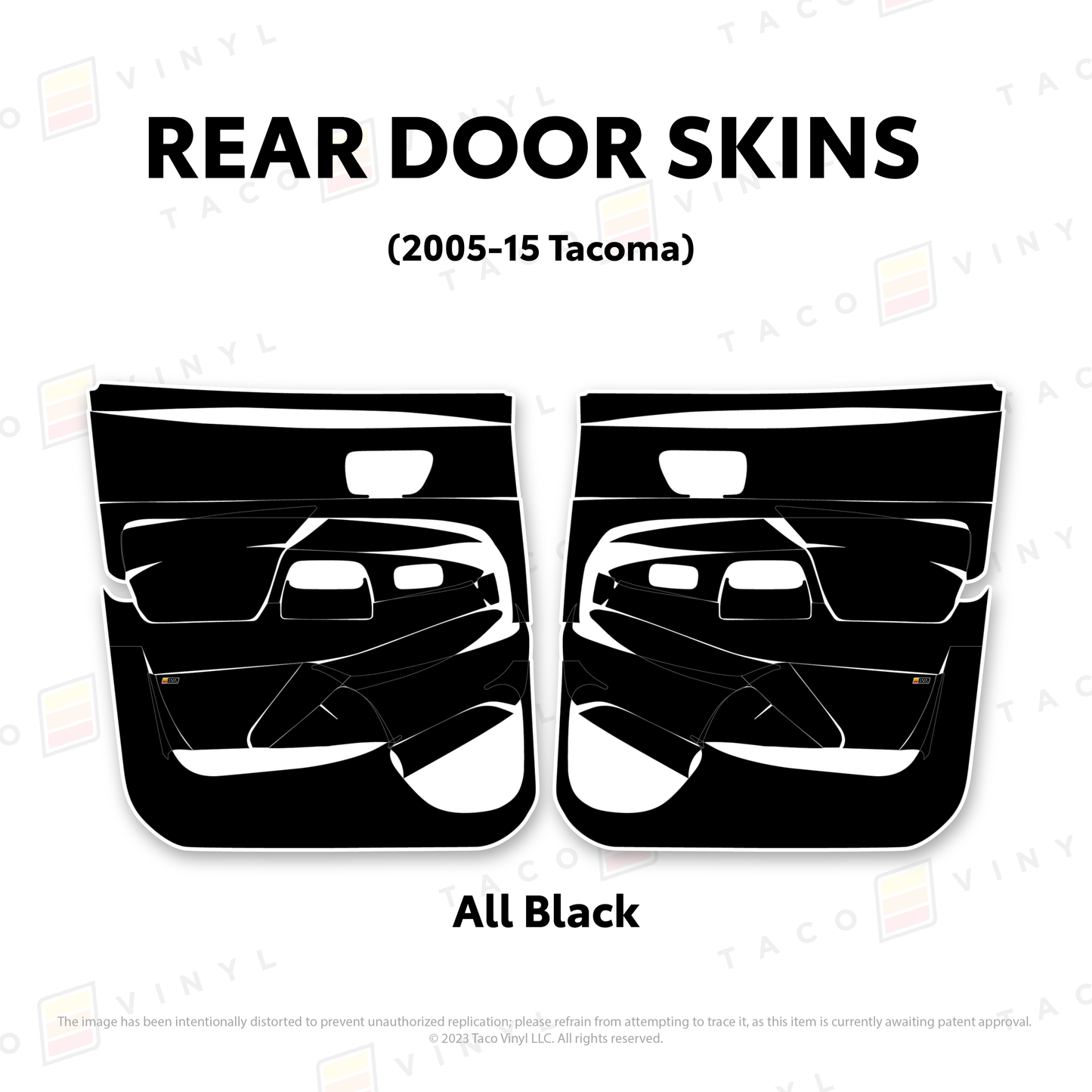 Taco Vinyl Tacoma Door Skins | '05 - '15 Tacoma