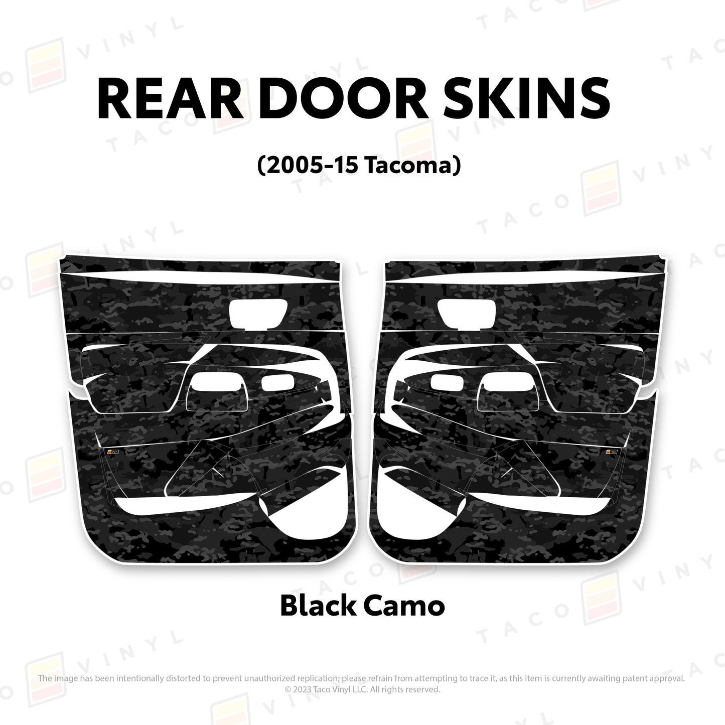 Taco Vinyl Tacoma Door Skins | '05 - '15 Tacoma