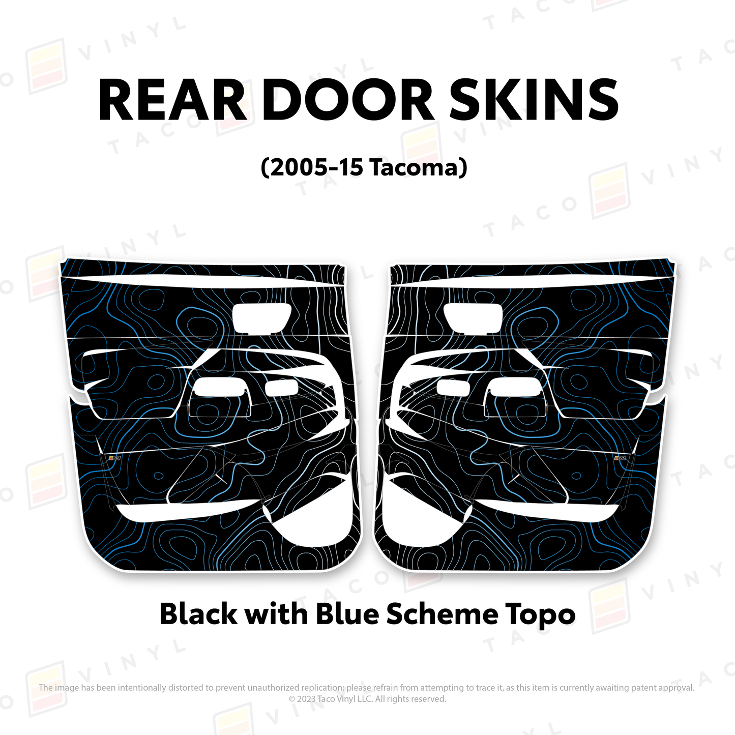 Taco Vinyl Tacoma Door Skins | '05 - '15 Tacoma