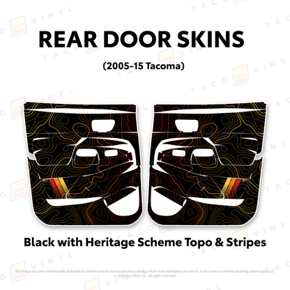 Taco Vinyl Tacoma Door Skins | '05 - '15 Tacoma