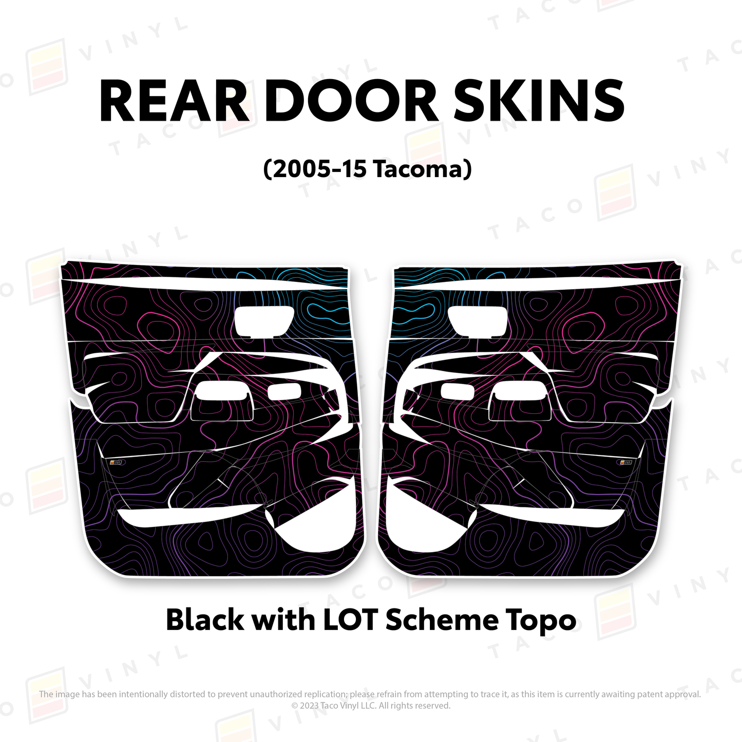 Taco Vinyl Tacoma Door Skins | '05 - '15 Tacoma