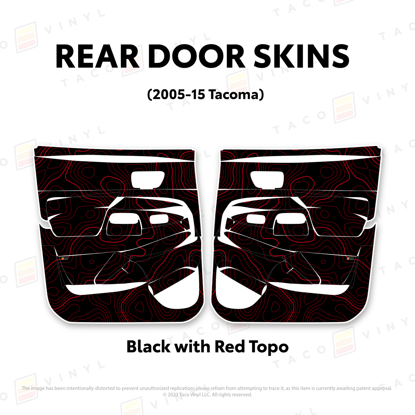 Taco Vinyl Tacoma Door Skins | '05 - '15 Tacoma