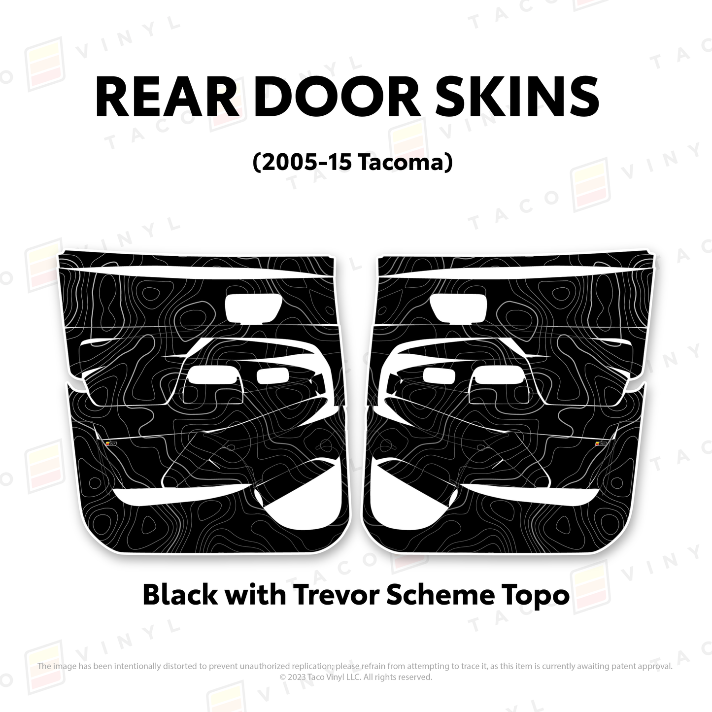 Taco Vinyl Tacoma Door Skins | '05 - '15 Tacoma