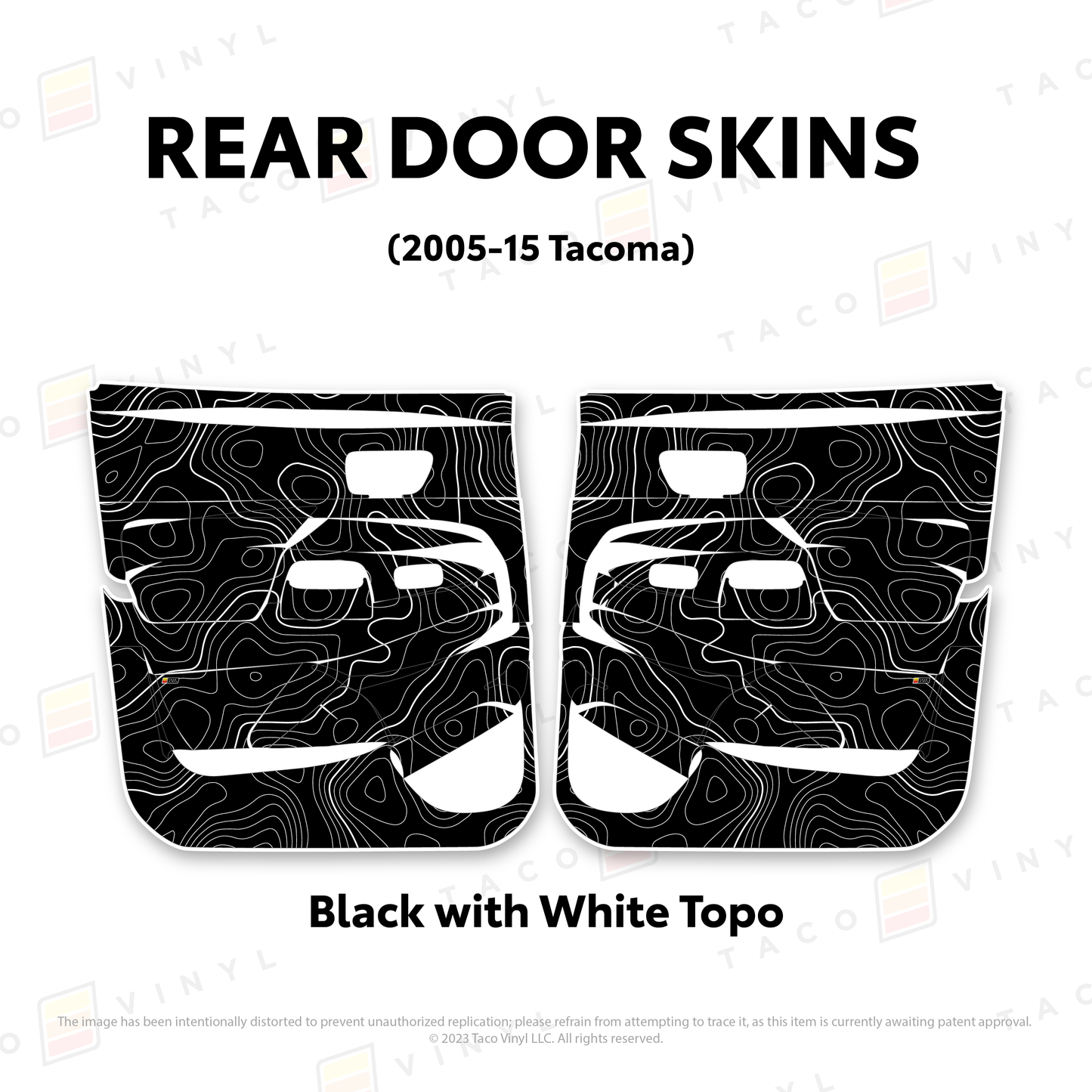 Taco Vinyl Tacoma Door Skins | '05 - '15 Tacoma