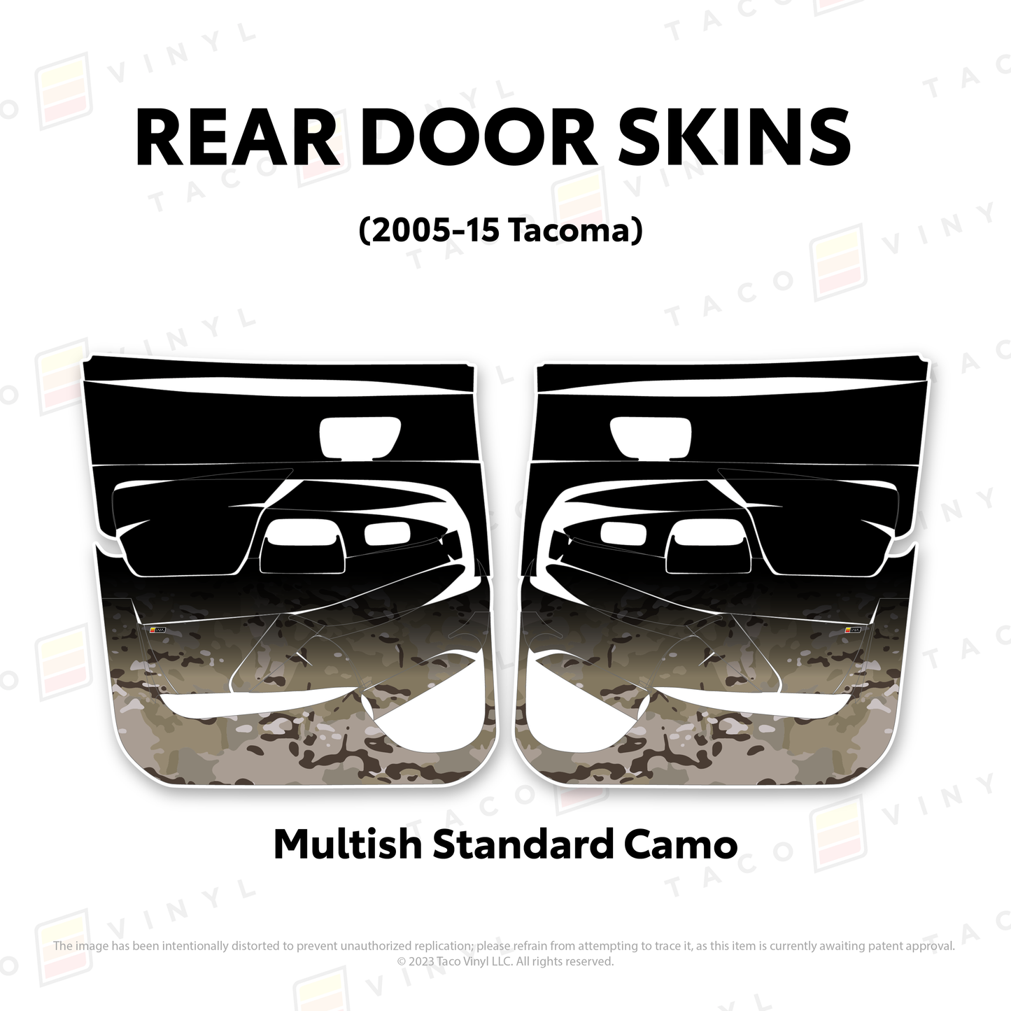 Taco Vinyl Tacoma Door Skins | '05 - '15 Tacoma