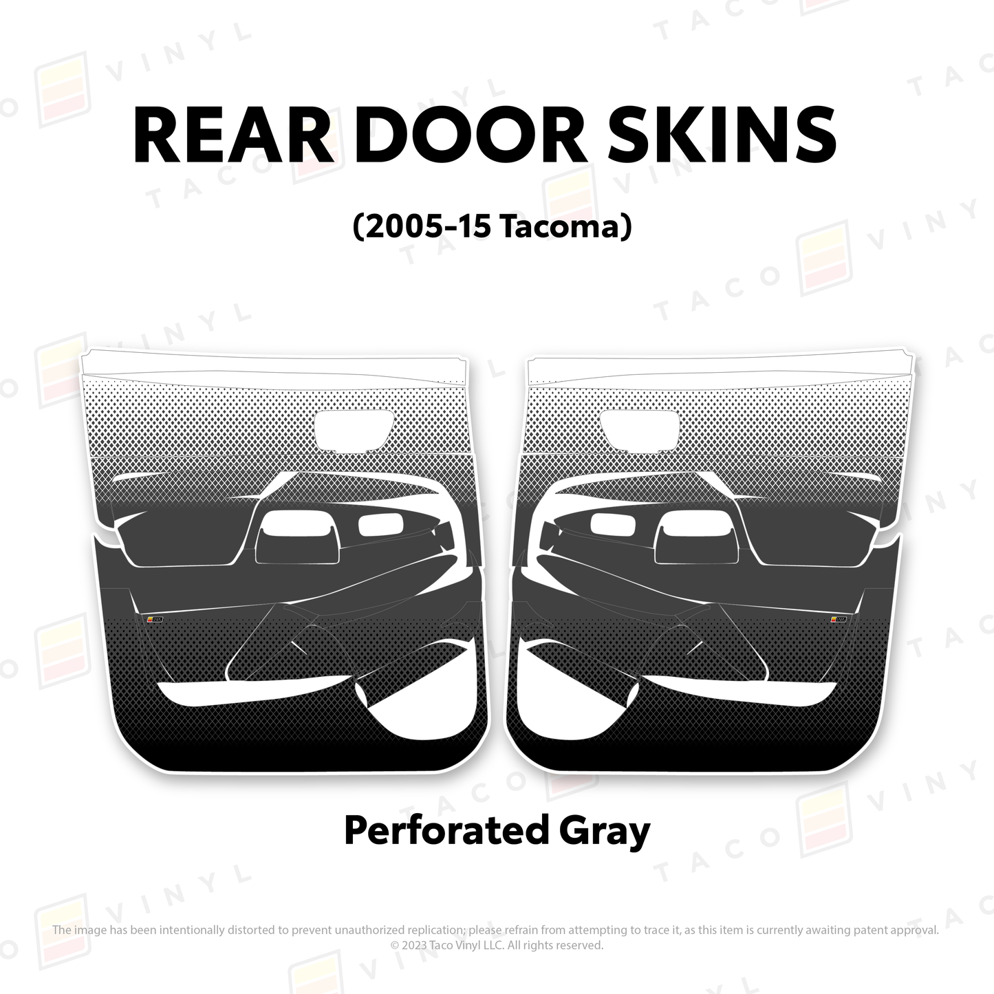 Taco Vinyl Tacoma Door Skins | '05 - '15 Tacoma