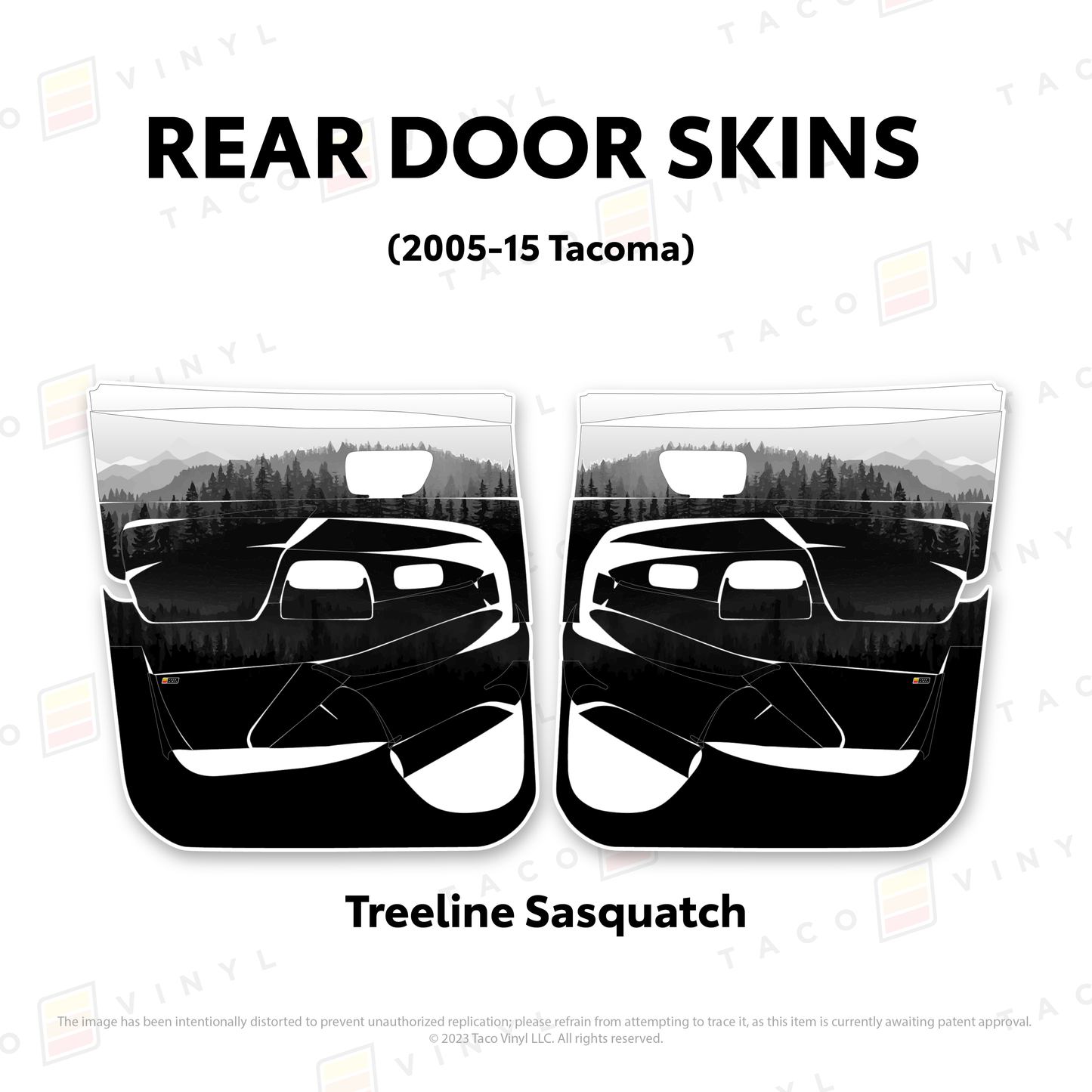 Taco Vinyl Tacoma Door Skins | '05 - '15 Tacoma