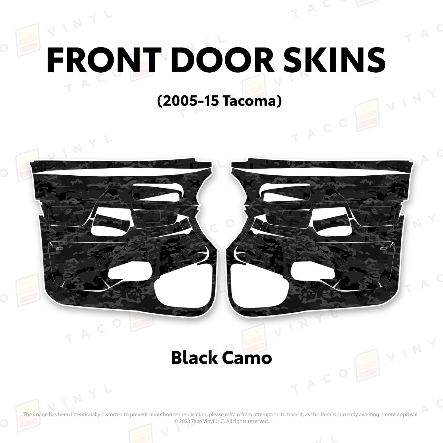 Taco Vinyl Tacoma Door Skins | '05 - '15 Tacoma