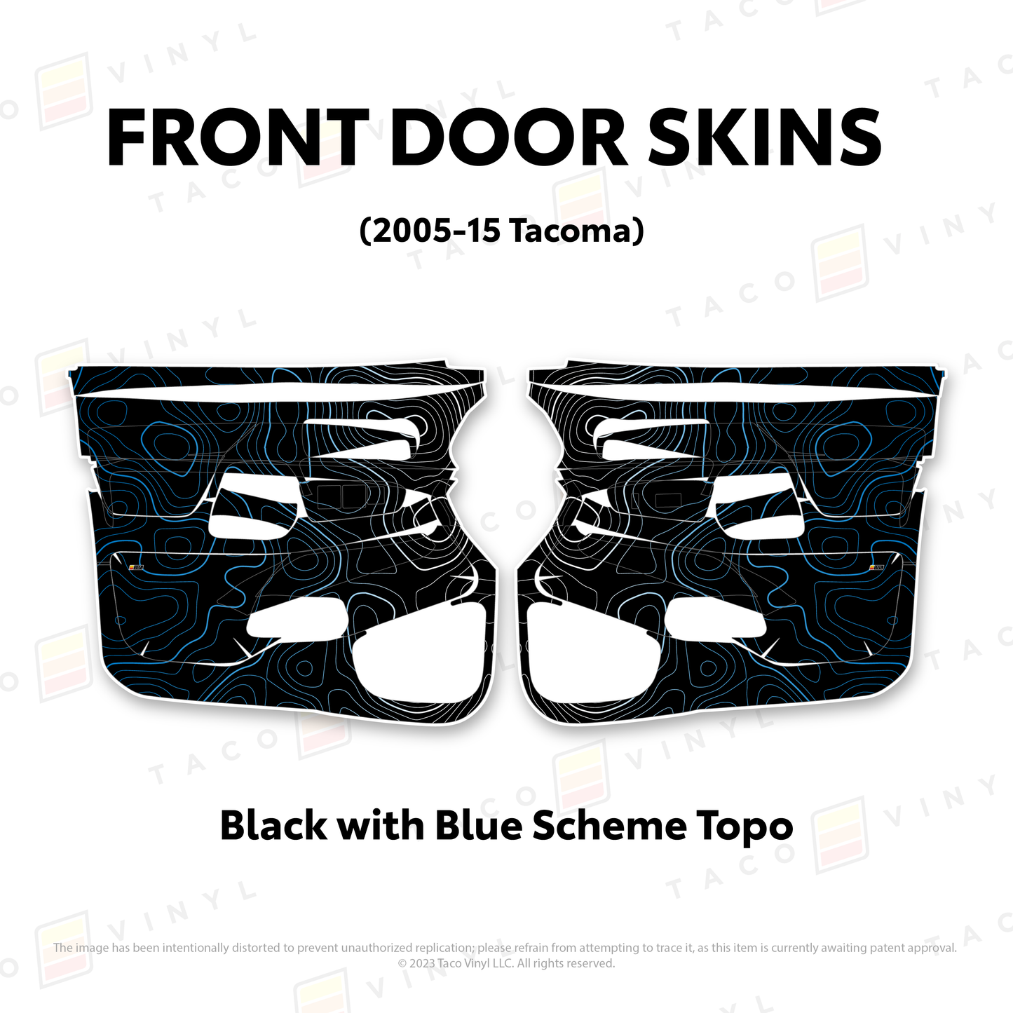 Taco Vinyl Tacoma Door Skins | '05 - '15 Tacoma
