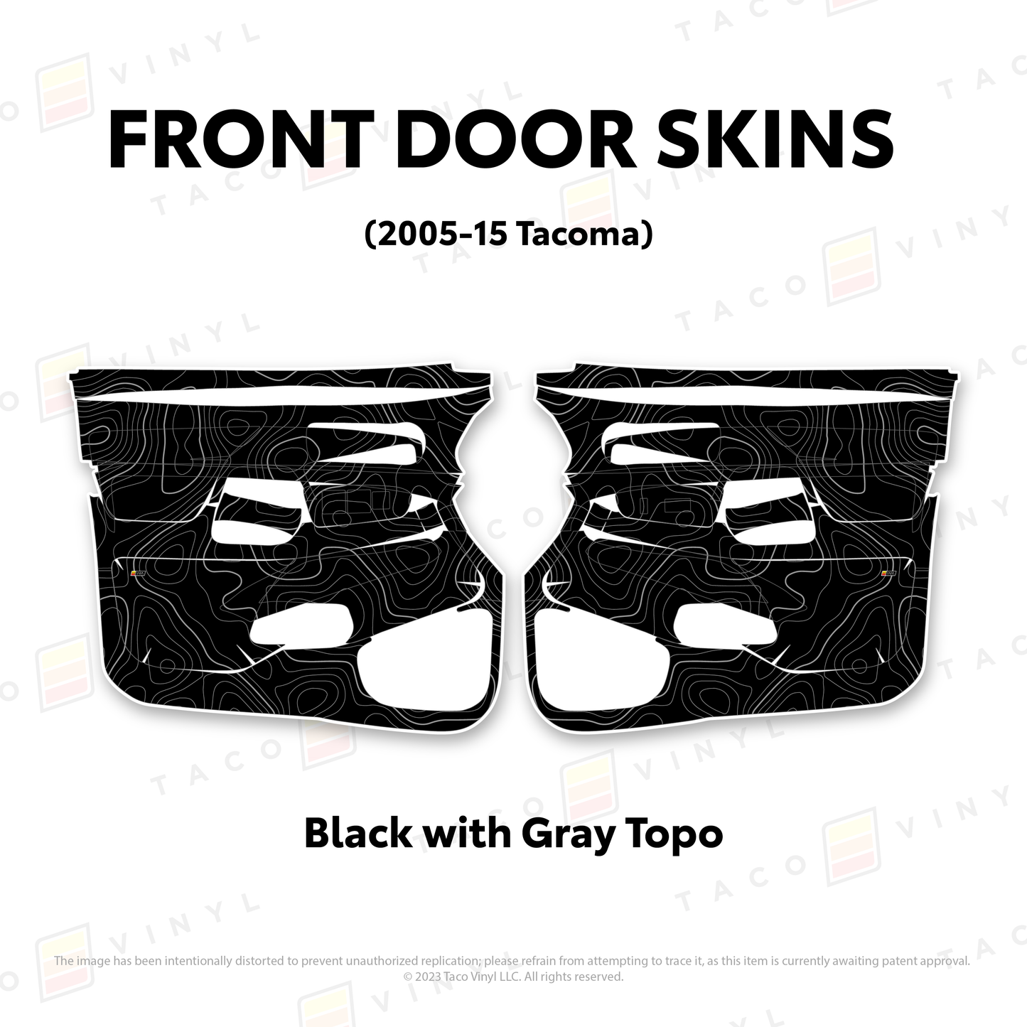 Taco Vinyl Tacoma Door Skins | '05 - '15 Tacoma