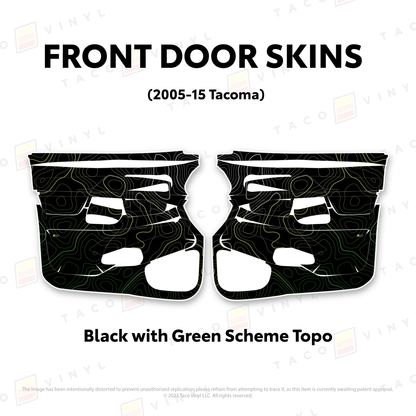 Taco Vinyl Tacoma Door Skins | '05 - '15 Tacoma