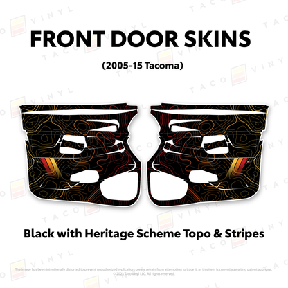 Taco Vinyl Tacoma Door Skins | '05 - '15 Tacoma