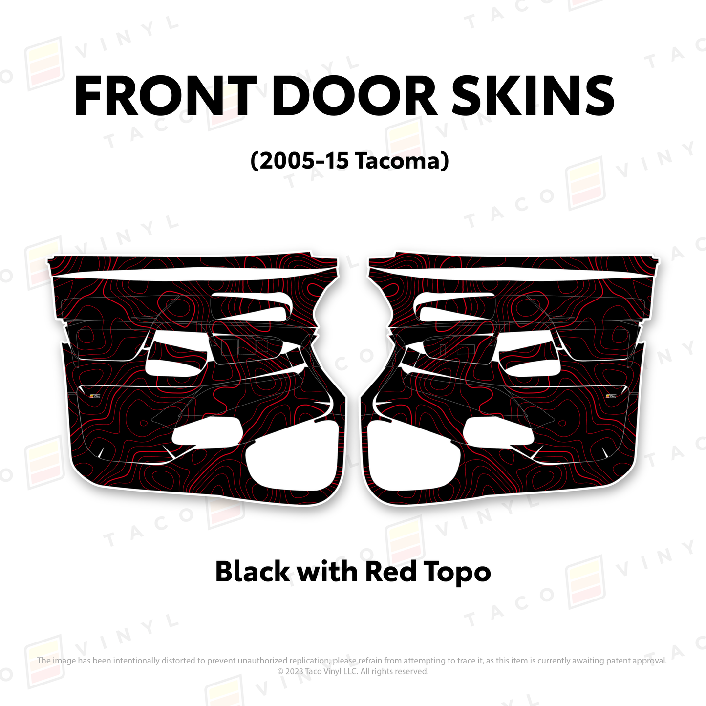 Taco Vinyl Tacoma Door Skins | '05 - '15 Tacoma